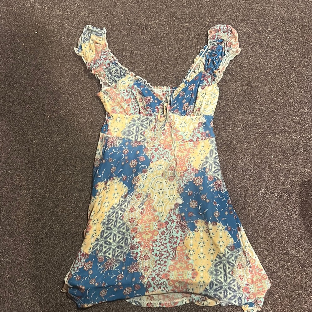Urban Outfitters Patterned Mini Dress - Picture 1 of 2